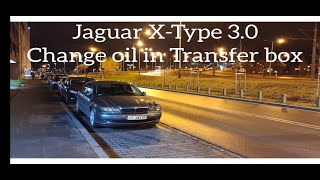 X-Type Transfer box fluid / oil change