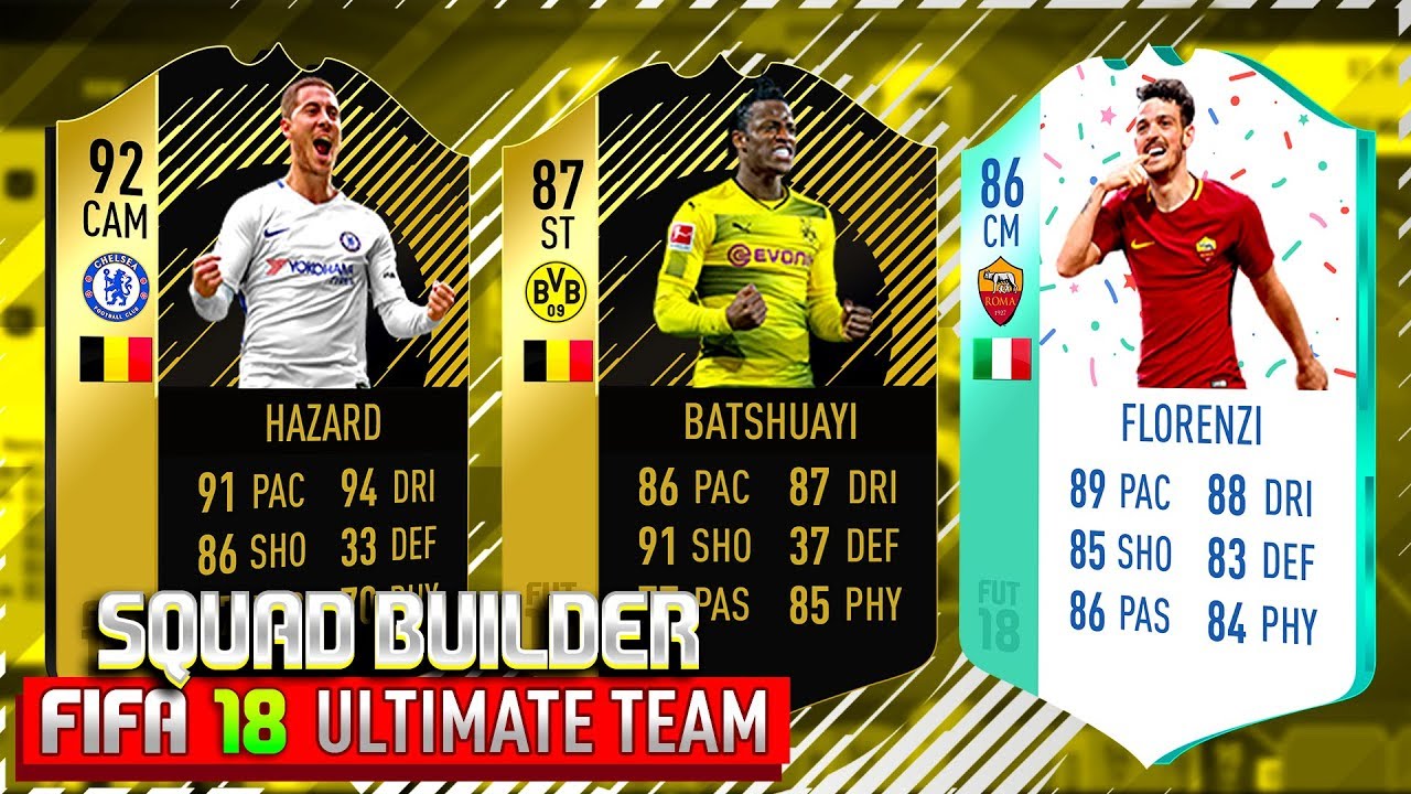 AMAZING BELGIUM HYBRID SQUAD BUILDER! - FIFA 18 ULTIMATE TEAM