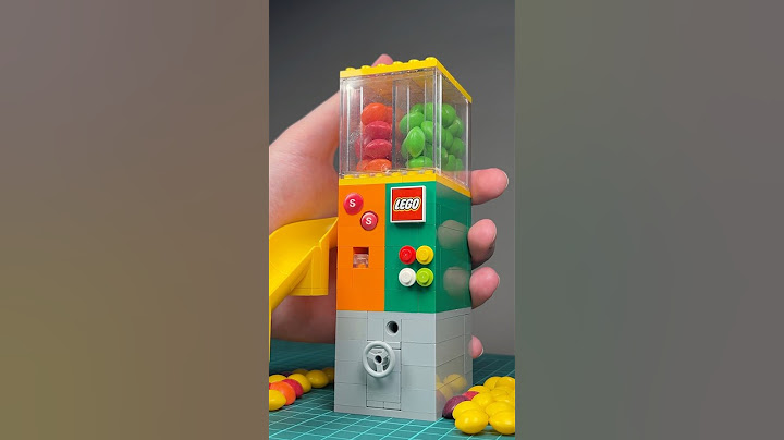 Giant Working Lego Vending Machine with Safe #lego