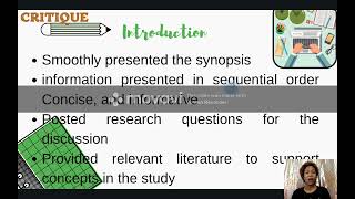 Edad 317 article critique Formento, Sarah