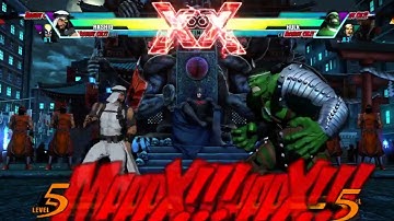 Ultimate Marvel vs Capcom 3 Palette Swap Rashid, Wolverine (Laura), and Ken