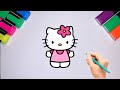 Hello Kitty art / How to Draw Hello Kitty
