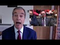 Farage reacts to shock Labour defection.