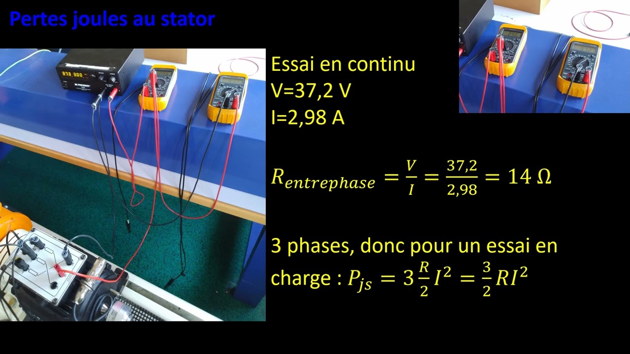 Bilan de puissance dans une machine asynchrone