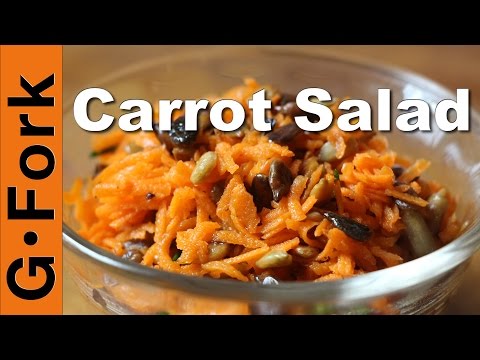 Carrot Salad Recipe with Sunflower Seeds - GardenFork