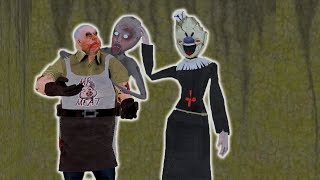Ice Scream 3  vs Evil Nun 2 vs Granny 2 funny animation part 116