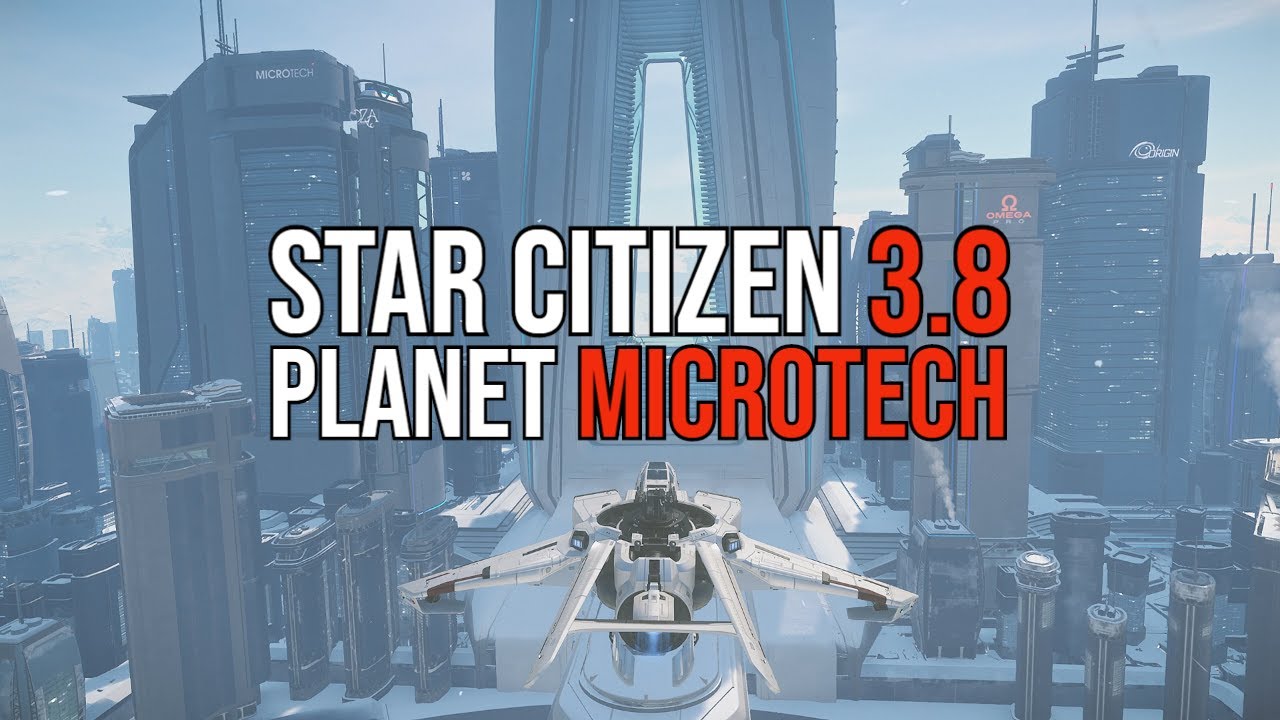 Star Citizen 3.8 PTU Gameplay | Planet microTech a Closer Look! - YouTube