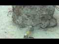Pile cap removal with Darda Rock and Concrete Splitter