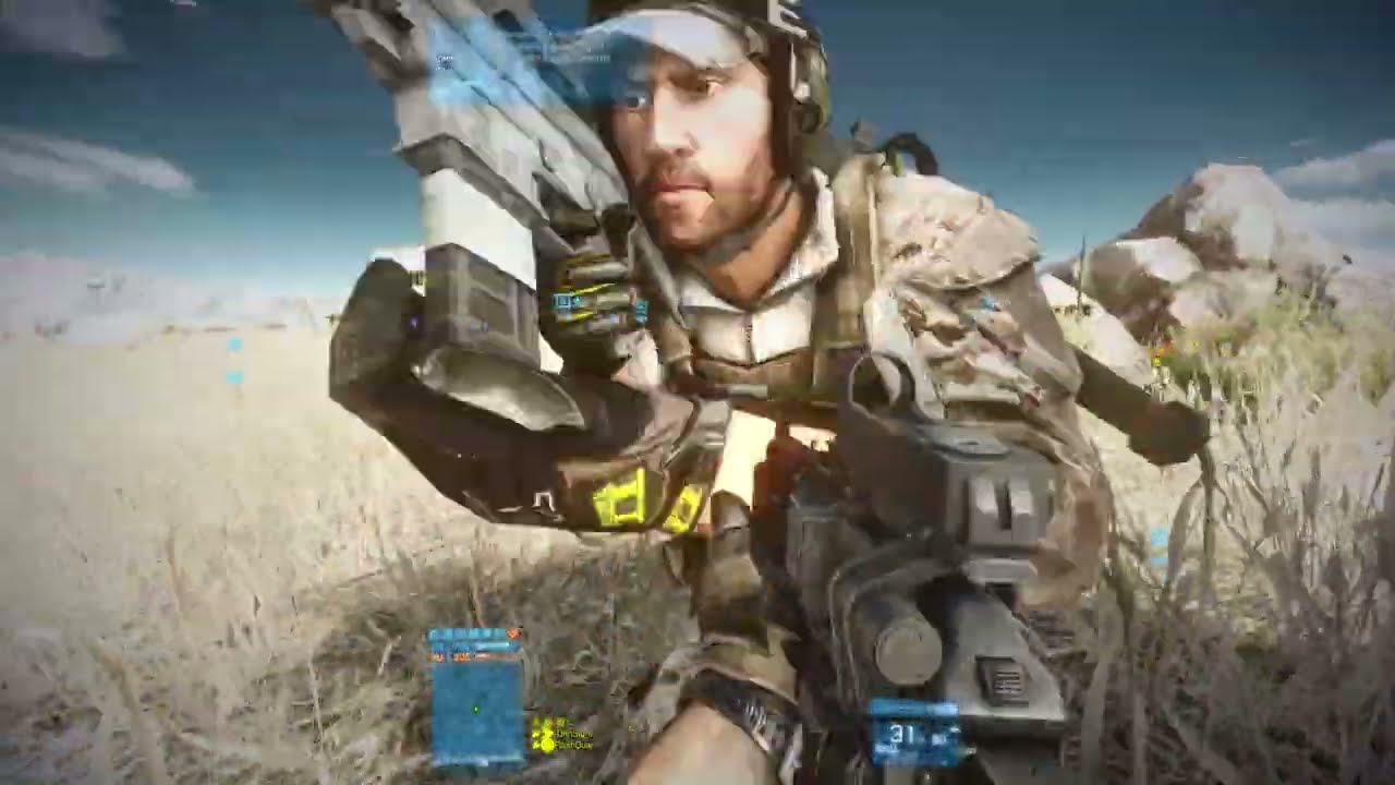 Battlefield 3 Conquest Nebandan Flats AKS-74u Rare Map