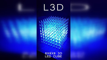 L3D - An 8x8x8 3D LED Cube