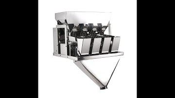Linear weigher weighing tea 100g test video