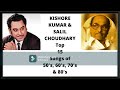 5th September : Salil Choudhary : Death Anniversary Special-Kishore Kumar sang for Salil Chaudhary Mp3 Song