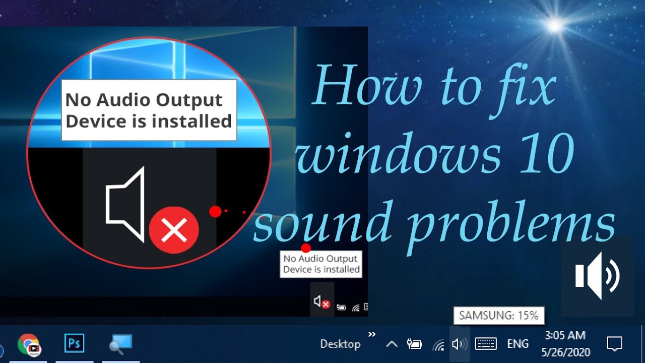 how to fix computer audio problems