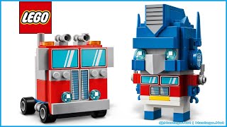 Store Exclusive! LEGO Brickheadz Transformers Optimus Prime Robot