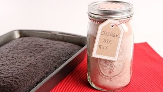 Diy chocolate cake mix - edible gifts