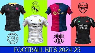 All Leaked & Confirmed Football kits for 2024/25 season || Real Madrid, Man Utd, Barcelona, Chelsea