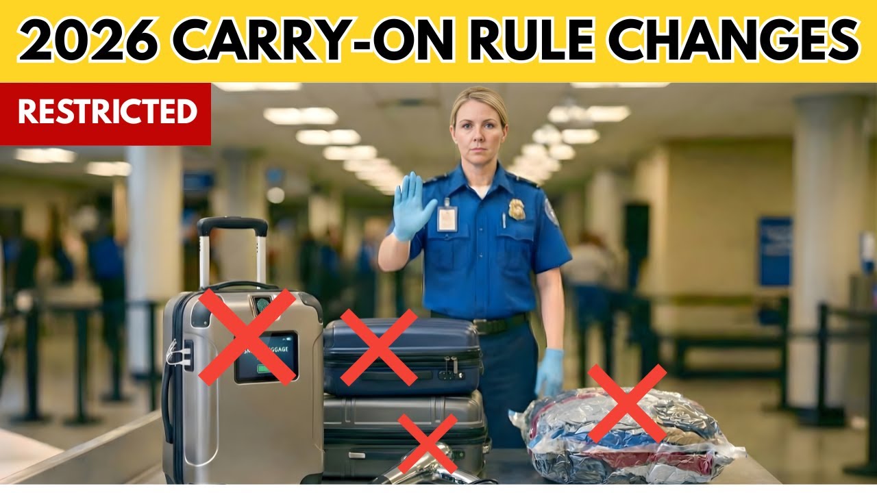 НОВЫЕ ПРАВИЛА провоза ручной клади на 2026 год (Не срабатывайте на сигнализацию у ворот!)