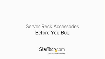 Before You Buy - Server Rack Accessories | StarTech