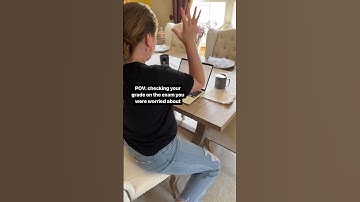 POV: Checking your grade on the exam you were worried about