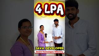 Success Story Alert! | 4 LPA Java Developer Placement | Besant Technologies Velachery