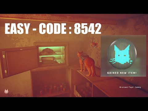 Stray - Midtown SAFE CODE - EASY AND VERY FAST GUIDE ! ( 8542 ) + Midtown Cat Badge !