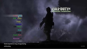Call of Duty 4: Menu Mods