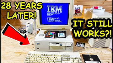 First Boot Up After 28 Years – This 1992 IBM PC STILL WORKS!