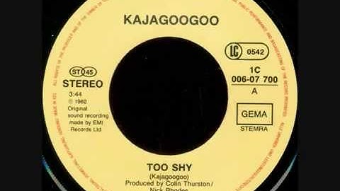 Kajagoogoo  Too Shy Vinyl 1983