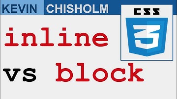 display:inline VS display:block in CSS
