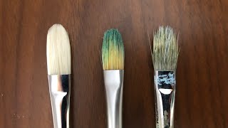 Simplified Brush Selection for Oil and Acrylic Painting.