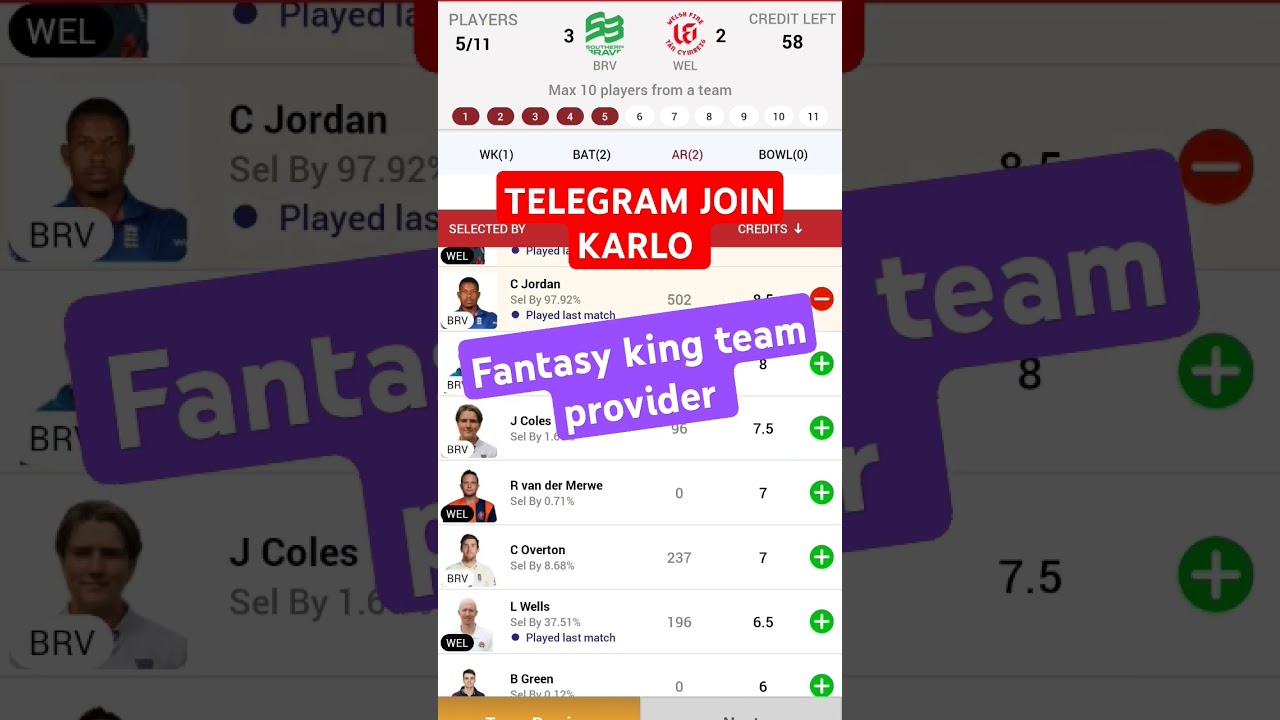 fantasy king team provider.    