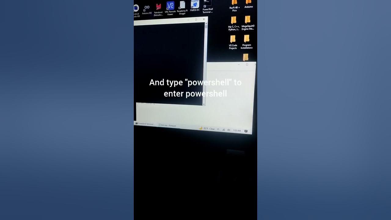Using Powershell to compile C++ - YouTube