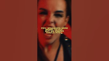 Thumbnail of Starships were meant to fly..🚀 but we prefer circle pits🔥#stellvris #nickiminaj  #metalcover