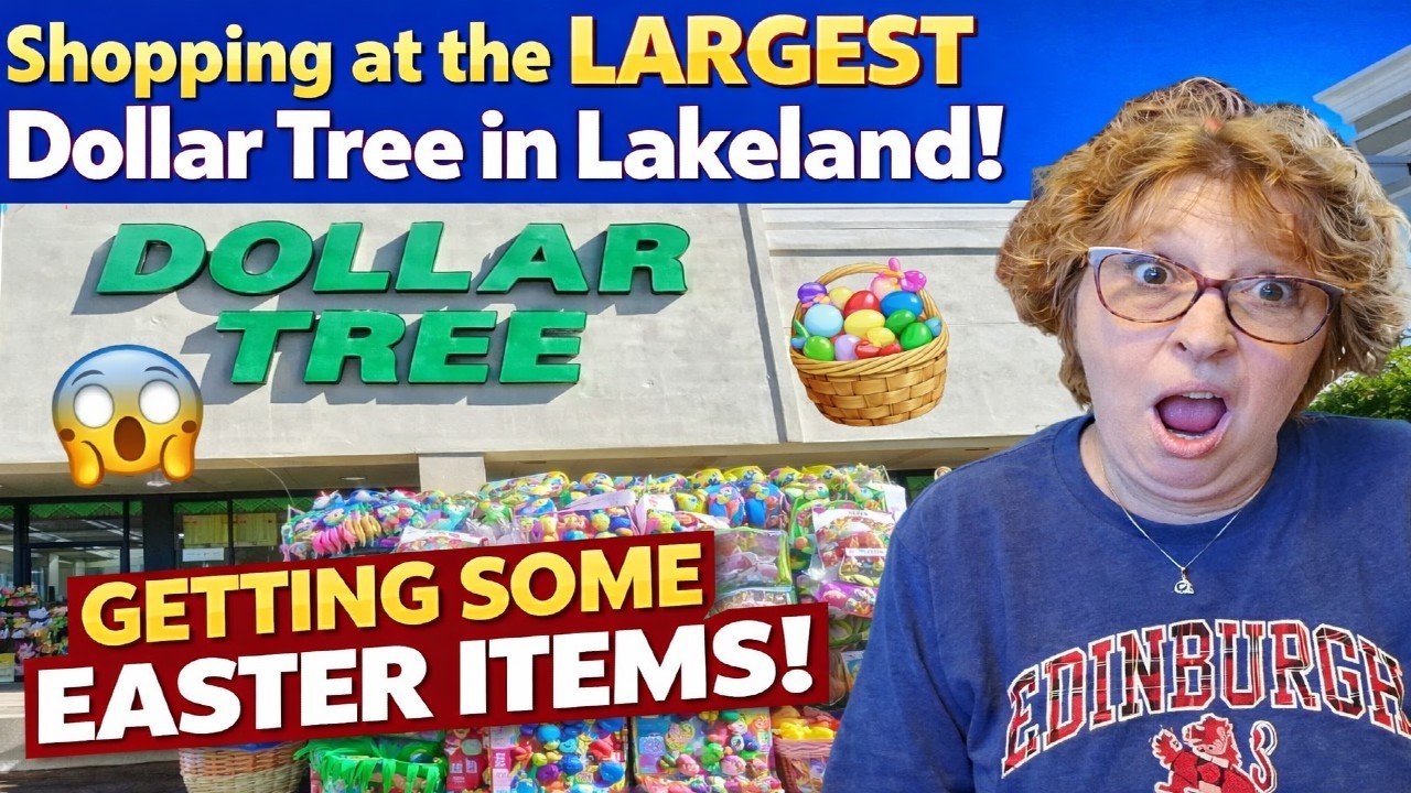 Easter on a Budget?! Lakeland’s Largest Dollar Tree Has EVERYTHING! Come Shopping With Me!
