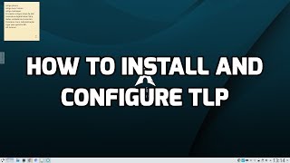 How to install and configure TLP screenshot 5