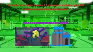 Roblox the battle bricks chapter 5 section 1 3 star tumore completion+guide 