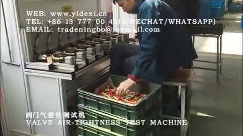 VALVE AIR-TIGHTNESS (LEAK) TEST MACHINE