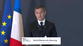 Commémoration de l'assassinat du père Hamel: hommage de Darmanin | AFP Extrait