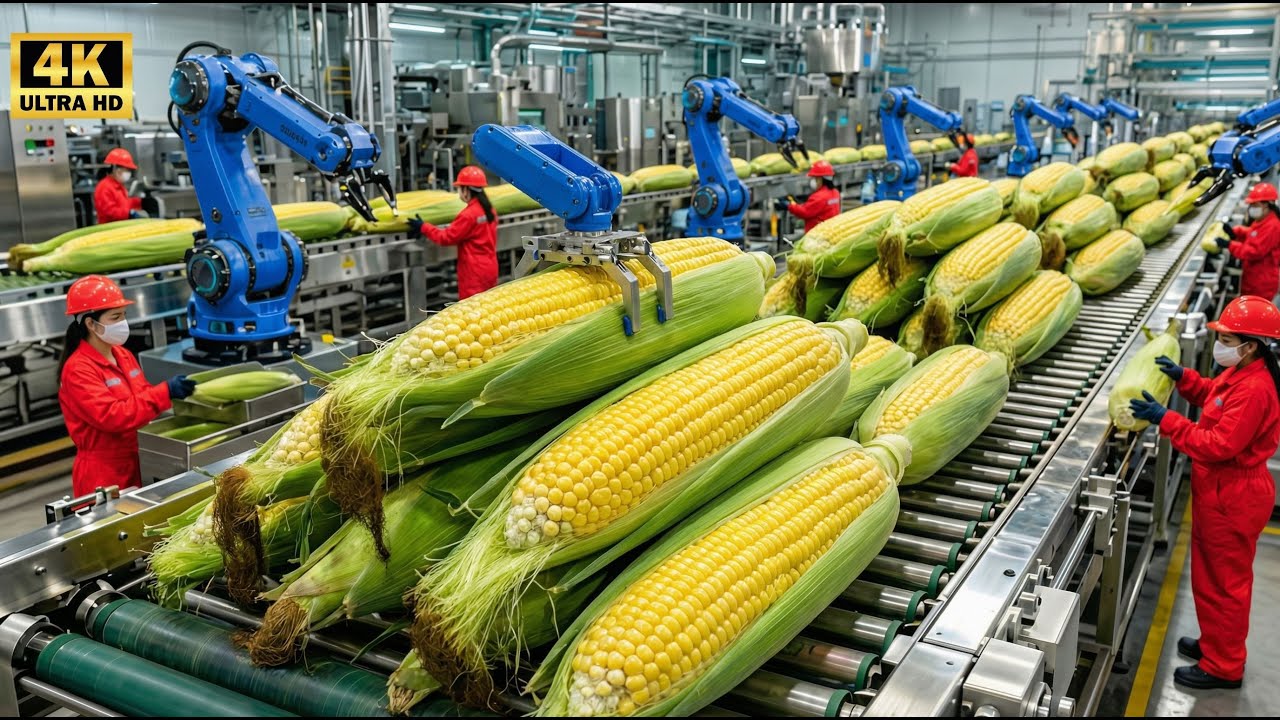 Inside the 1,000,000 LB Sweet Corn Plant – The HYPNOTIC Extracting of Modern Creamy Milk Production