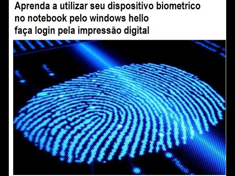 Vídeo: Como configuro a biometria no Windows 10?