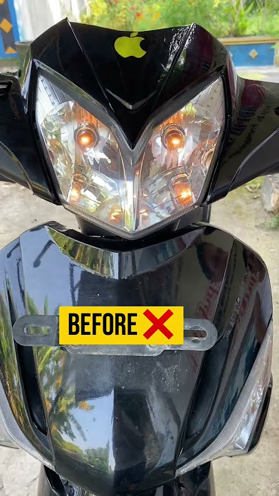 Ganti led supra x 125 tanpa rubah ke dc