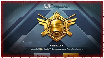 Finally Conqueror🔥- Season 19 Conqueror - SAMSUNG A3,A5,A7,J2,J5,J7,S5,S6,S7,S9,A10, A20,A30,A50,A70