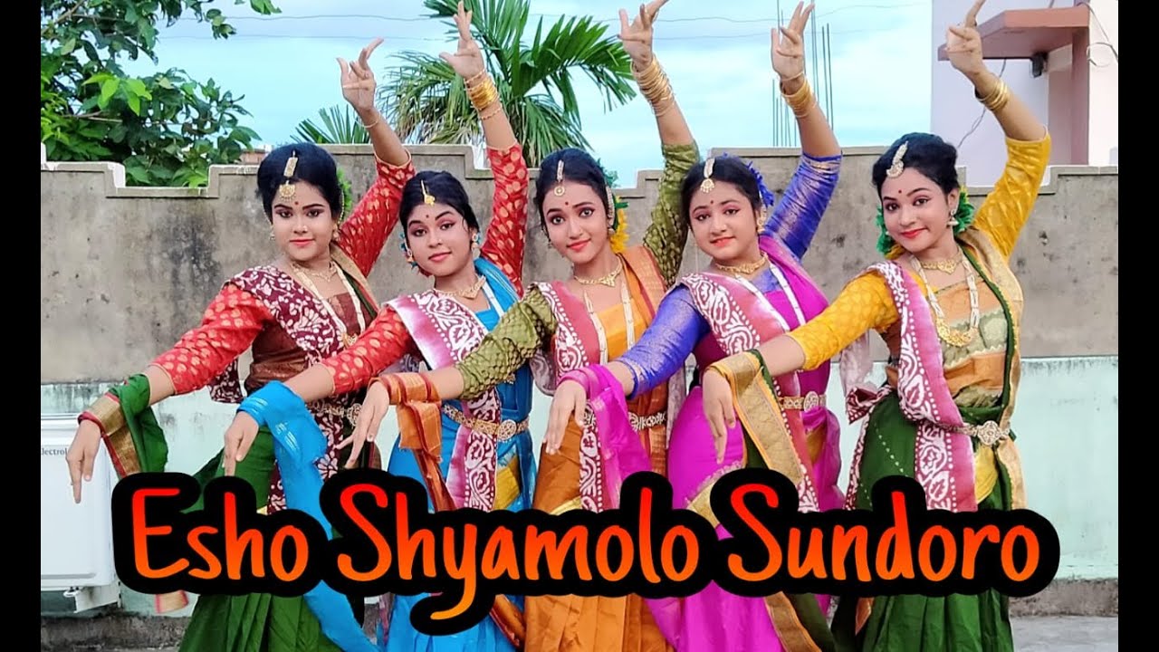 Esho Shyamolo Sundoro  Rabindra Nritya  By Nrityayan dance academy Howrah  Song  Srabani Sen