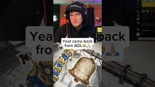Yeat came back from ADL😭🙏🏼 #yeat #rapnews #undergroundrap #adl #minions #songreaction