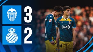 ⚽ RESUM J21 | Valencia 3-2 Espanyol | #LaLigaHiughlights