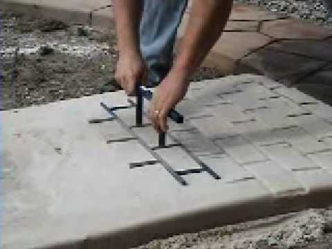 lil bubba epc curb machine extrudes 36 inch sidewalk youtube brick form molds