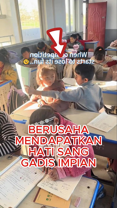 Murid Laki Laki Berusaha Mendapatkan Hati Gadis Paling Cantik Di Kelas #shortsfeed #shortsviral