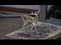 Murano Glass Master making a Deer out of glass