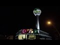 Atakule , Ankara’s highest tower lit up in green to mark Pakistan National Day