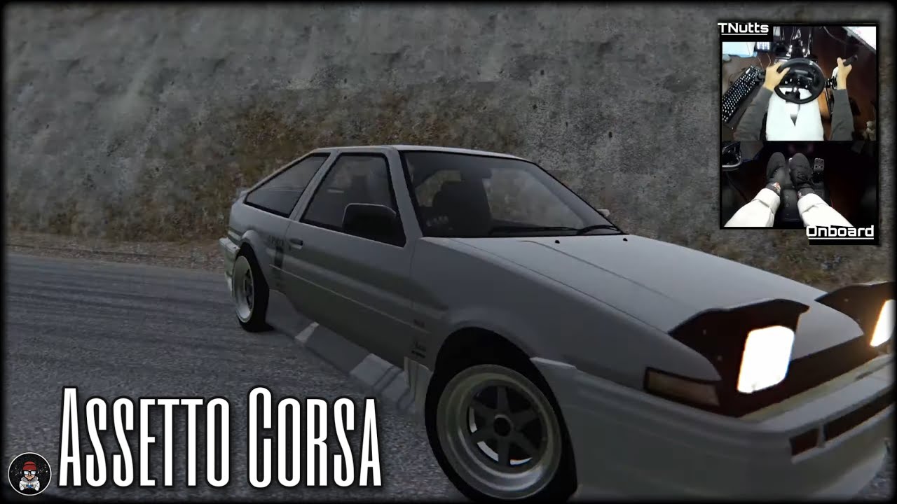 TNutts Drifts | Hayato Touge | Assetto Corsa [Gameplay #2] + wheel/pedals